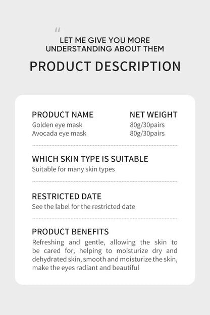 Zozu Collagen Eye Mask